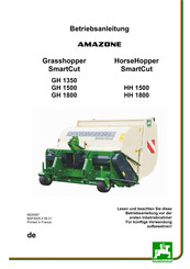 Amazone Grasshopper SmartCut GH 1500 Betriebsanleitung