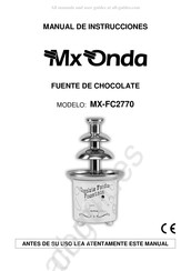 Mx Onda MX-FC2770 Benutzerhandbuch