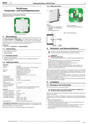 Elsner Elektronik TH-UP basic Technische Daten Und Installationshinweise