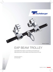 TEUFELBERGER EAP BEAM TROLLEY 7331929 Herstellerinformation Und Gebrauchsanleitung