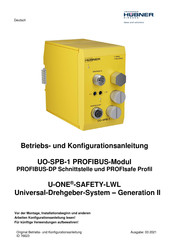 hübner UO-SPB-1 Betriebs- Und Konfigurationsanleitung