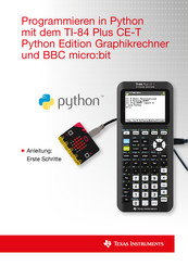 Texas Instruments TI-84 Plus CE-T Anleitung