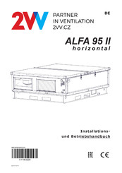 2VV ALFA 95 Installations- Und Betriebshandbuch