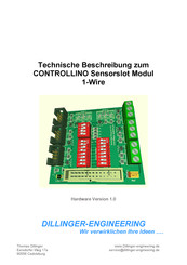 Dillinger Labs CONTROLLINO Technische Beschreibung Und Bedienungsanleitung