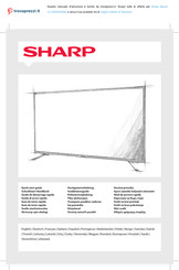 Sharp Aquos LC-32HG3342E Schnellstart Handbuch