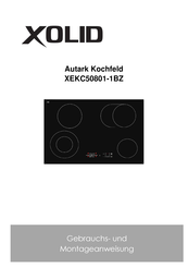 Xolid XEKC50801-1BZ Gebrauchs- Und Montageanweisung