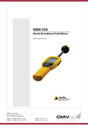 L3 Communications narda Safety Test Solutions NBM-550 Bedienungsanleitung