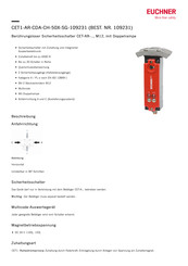 EUCHNER CET1-AR-CDA-CH-50X-SG-109231 Bedienungsanleitung