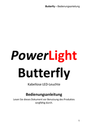 Butterfly PowerLight Bedienungsanleitung
