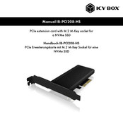 RaidSonic Technology ICY BOX IB-PCI208-HS Handbuch