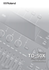 Roland V-Drums TD-50X Referenz-Anleitung