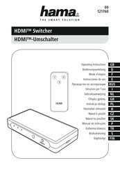 Hama HDMI Switcher Bedienungsanleitung
