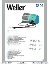 Weller WTSF 80 Originalbetriebsanleitung
