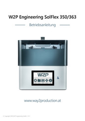 W2P Engineering SolFlex 363 Betriebsanleitung