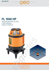 geo-FENNEL FL 1000 HP Bedienungsanleitung