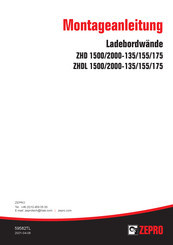 Zepro ZHDL 2000-155 Montageanleitung