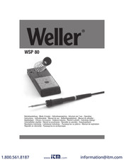 Weller WSP 80 Betriebsanleitung