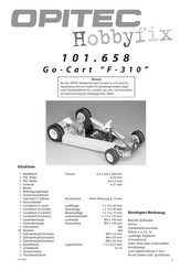 Opitec Go-Cart F 310 Aufbauanleitungen
