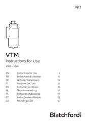 Blatchford VTM3 Gebrauchsanweisung