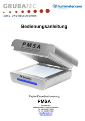 Schaller Humimeter PMSA Bedienungsanleitung