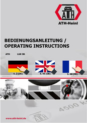 ATH-Heinl 110012 Bedienungsanleitung