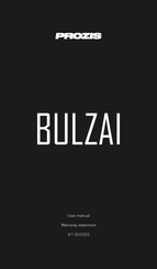 Prozis BULZAI Bedienungsanleitung