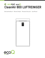 ecofort ecoQ CleanAir 800 Benutzerhandbuch