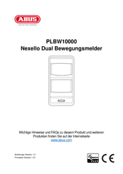 Abus Nexello Dual PLBW10000 Bedienungsanleitung