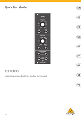 Behringer 923 Kurzanleitung