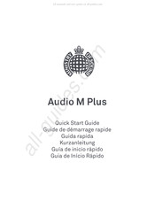 MINISTRY OF SOUND Audio M Plus Kurzanleitung