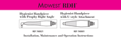 Midwest RDH 740021 Installations-, Wartungs- Und Betriebsanleitung