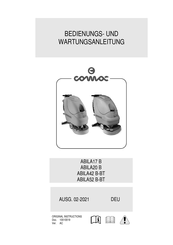 COMAC ABILA52 B-BT Bedienungs- Und Wartungsanleitung