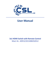 CSL 40953 Benutzerhandbuch