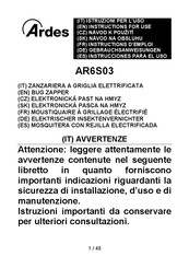 ARDES AR6S03 Gebrauchsanweisungen