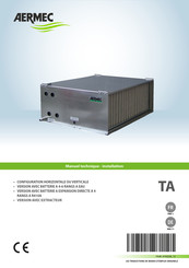 AERMEC TA-Serie Technisches Handbuch