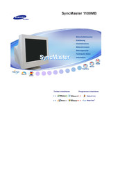 Samsung SyncMaster 1100MB Bedienungsanleitung