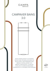 Campa CAMPAVER BAINS 3.0 Installation Und Betriebsanleitung