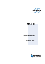 Bruker BioSpin MAS II Bedienungsanleitung