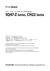 Magnescale SQ47-Z Serie Bedienungsanleitung