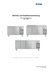 KBS Gastrotechnik TKTF Betriebs- Und Installationsanweisung