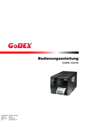 Godex EZ2050 Serie Bedienungsanleitung