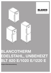 Blanco BLANCOTHERM BLT 1020 E Originalbetriebsanleitung