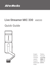 Avermedia Live Streamer MIC 330 Kurzanleitung