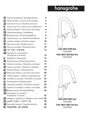 HANSGROHE Talis M52 260 1jet Eco Gebrauchsanweisung Und Montageanleitung