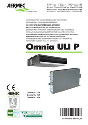 AERMEC Omnia ULI 16 P Bedienungs- Und Installationsanleitung