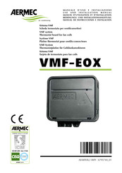 AERMEC VMF-E0X Bedienungs- Und Installationsanleitung