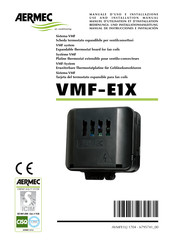 AERMEC VMF-E1X Bedienungs- Und Installationsanleitung