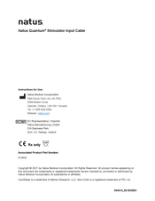 natus Quantum Bedienungsanleitung