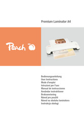 Peach Premium Bedienungsanleitung