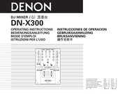 Denon DN-X300 Bedienungsanleitung